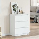  Komoda bijela 60 x 35 x 76 cm od konstruiranog drva | shoptok.hr