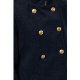 Trendyol Navy Blue Button Detailed Regular Midi Coat | Shoptok.si