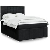  Krevet s oprugama i madracem crni 140x200 cm od tkanine | shoptok.hr