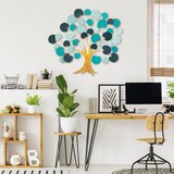 Wallity Dekorativni metalni zidni pribor multicolor Lime Hazel Cene