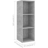 | TV Kabinet za Zid | Zidne 4 pcs 37 x 37 x 107.5 cm | shoptok.hr