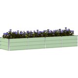 Cvetlično korito Zelena 320 x 80 x 45 cm Jeklo, (5000207512) | Shoptok.si