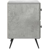  Noćni ormar Betonska siva 43 x 34 5 x 47 5 cm Konstruirano drvo | shoptok.hr