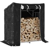  Stalak za drva za ogrjev s kišnom navlakom 101x61x110,5 cm | shoptok.hr