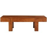  Stolić za kavu 100x50x30 cm bagremovo drvo s premazom boje meda | shoptok.hr
