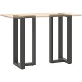  Noge za barski stol T-oblika 2 kom antracit 40x35x(90-91) cm čelik | shoptok.hr