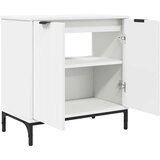 vidaXL Kopalniška omara za umivalnik z vrati Bela 60.5 x 33.5 x 61 cm | Shoptok.si