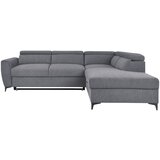 MID.YOU KOTNA SEDEŽNA GARNITURA, velur temno siva | Shoptok.si