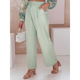 DStreet Spodnie damskie wide leg MILLIVIO zielone | Shoptok.si