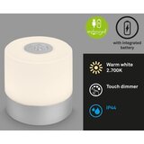 BRILONER LED prigušiva punjiva dodirna spoljašnja stona lampa LED/2W/5V 2700K IP44 mat hrom | Eponuda.com