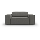 Micadoni Home Siv žameten fotelj Jodie – Cene