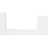  Namestitev na steno 6 pcs Visok sijaj bela - - Bela - 78.96 - 98 x 31 x 29,5 cm - 2025-vidaXL-Uvoz_2 | Shoptok.si