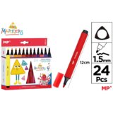 Main Paper šolski marker 24 barv | 1.5 mm MP PP891-24, (21271572) Cene