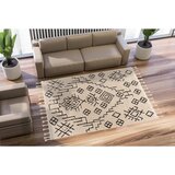 Kayoom PREPROGA Z VISOKIM FLOROM 160/230 cm bela | Shoptok.si