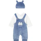 komplet 3v1 (majica, dolge hlače, kapica) blue