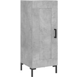 Maison Chic Komoda - Predalnik betonsko siva 34,5x34x90 cm inženirski les, (21718610) | Shoptok.si