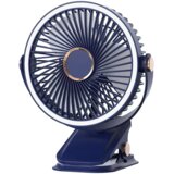  Mini led ventilator sa zakackom 2000 mAh plavi Cene