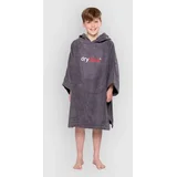 Towel Robe Organic Kids 10-13 Surf poncho slate