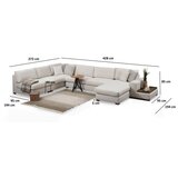  Loop 9 bež ugaona sofa | Eponuda.com