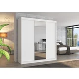 ADRK Furniture Garderobna omara z drsnimi vrati Santiago - 200 cm