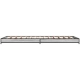 vidaXL Okvir za krevet boja hrasta 100x200cm konstruirano drvo i metal | shoptok.hr