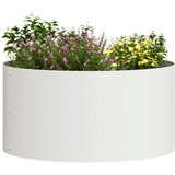  Prsten za saksiju 5 pcs Bijelo 40 x 40 x 20 cm Čelična vrata | Eponuda.com