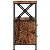vidaXL Noćni ormarić staro drvo 34x35,5x70 cm konstruirano drvo | shoptok.hr