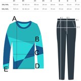 Pri Tracksuit set sweatshirt pants smooth velor | Shoptok.si