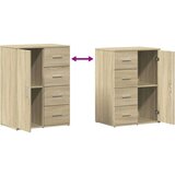 vidaXL Komoda sonoma hrast 59x39x80 cm od konstruiranog drva | shoptok.hr