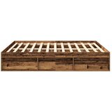  Okvir kreveta bez madraca staro drvo 200x200 cm | shoptok.hr