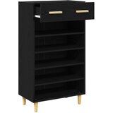  Ormar za cipele Crni hrast 60 x 35 x 105 cm Konstruirano drvo | shoptok.hr