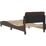  Okvir za krevet Dover smeđi 90x190 cm od umjetne kože | shoptok.hr