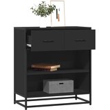  Komoda crna 68x35x76 cm konstruirano drvo | shoptok.hr