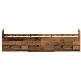  Krevetna konstrukcija s uzglavljem Staro drvo 193 x 78 x 50 cm | shoptok.hr