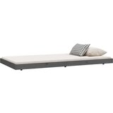  Posteljni okvir siv 90x200 cm trdna borovina, (20726425) | Shoptok.si