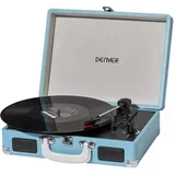 gramofon VPL-120 , USB, zvučnici 2 x 1W, audio out, 331/3rpm, 45rpm or 78rpm, PC recording,plavi