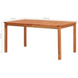 Vrtni stol od masivnog bagremovog drva 150 x 90 x 74 cm | shoptok.hr