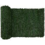  Umjetna ograda Tamnozelena 1 x 6 m PVC i čelik | shoptok.hr