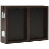 vidaXL Trodijelni okvir za fotografije smeđi 22x15 cm + 2 x (10x15 cm) | shoptok.hr