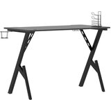 vidaXL igraći stol s nogama u obliku slova Y crni 110 x 60 x 75 cm | shoptok.hr