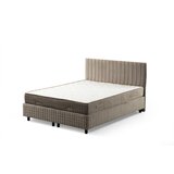 Hanah home Safir Set 90 x 190 - Brown Brown Single Mattress, Base & Headboard Cene