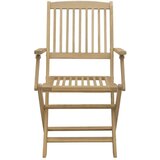  Zložljivi vrtni stoli 8 kosov 54,5x58x90 cm trdna akacija | Shoptok.si