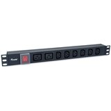 Equip 8-Outlet, 6 x IEC-C13+ 2X IEC-C19 Power Distribution Unit, on /off switch, Aluminum Shell Cijene