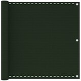 Furnova Balkonsko platno temno zeleno 90x300 cm HDPE, (21919099) Cene