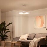  Brilagi - LED prigušiva luster na sajli FALCON SLIM LED/50W/230V 50x50 cm bela + daljinski upravljač | Eponuda.com