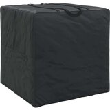 vidaXL Zunanja shranjevalna torba Črna 90 x 90 x 90 cm 600D tkanina | Shoptok.si