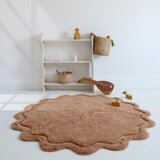 Nattiot Ciglasti periv/ručno rađen pamučan okrugao tepih ø 110 cm Sweet April Toffee – | shoptok.hr