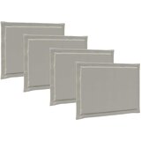  Jastučići za sjedenje 4 pcs Svjetlosiva 47 x 36 x 2 cm | Eponuda.com