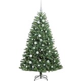 vidaXL Umetno Zložljivo Božično Drevo Zelena 150 cm PVC in kovina | Shoptok.si
