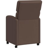  Blagovačke stolice s kotačima 2 pcs Smeđa 58 x 65 x 98 cm | Eponuda.ba